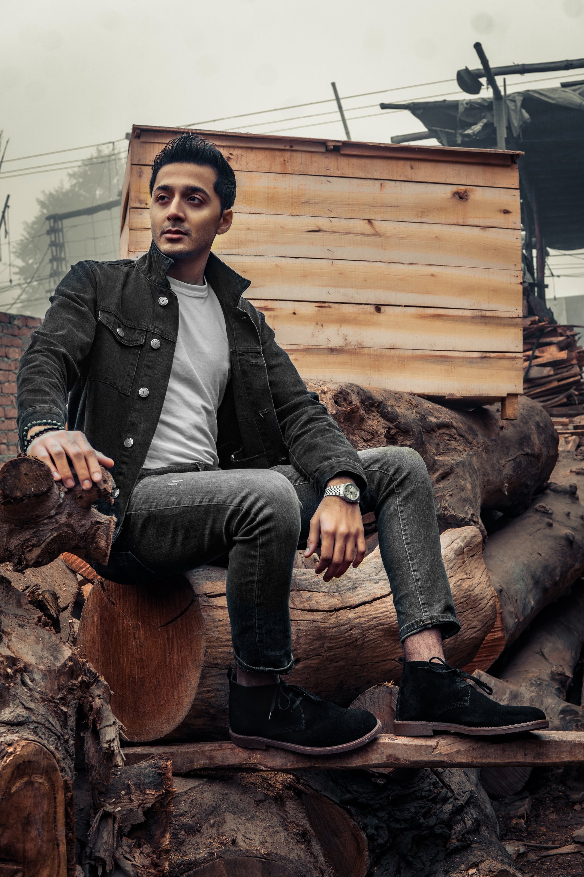 SKU: 1002- Black Suede Shoes - DeVogue