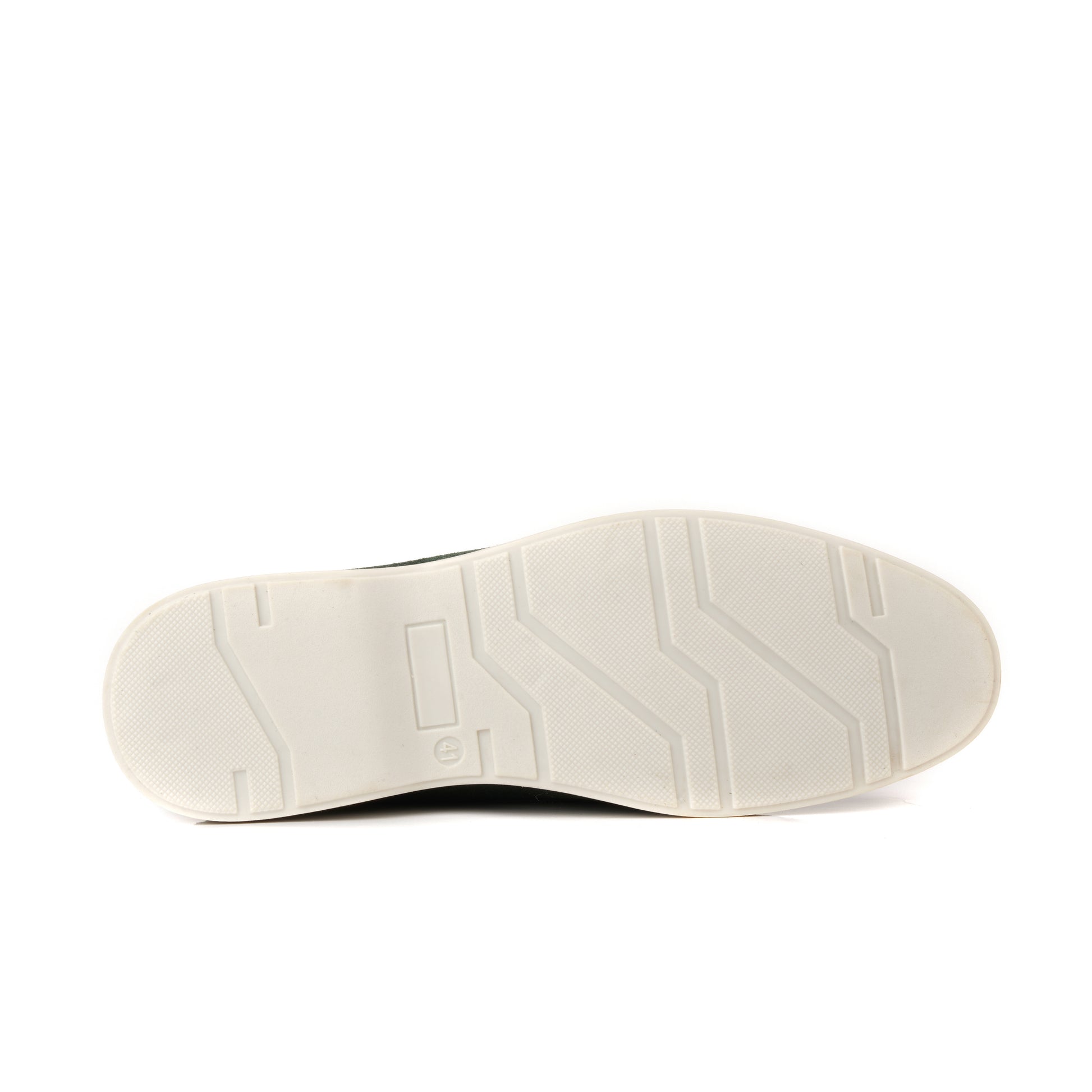 LP-01 Green loafers with white sole - DeVogue