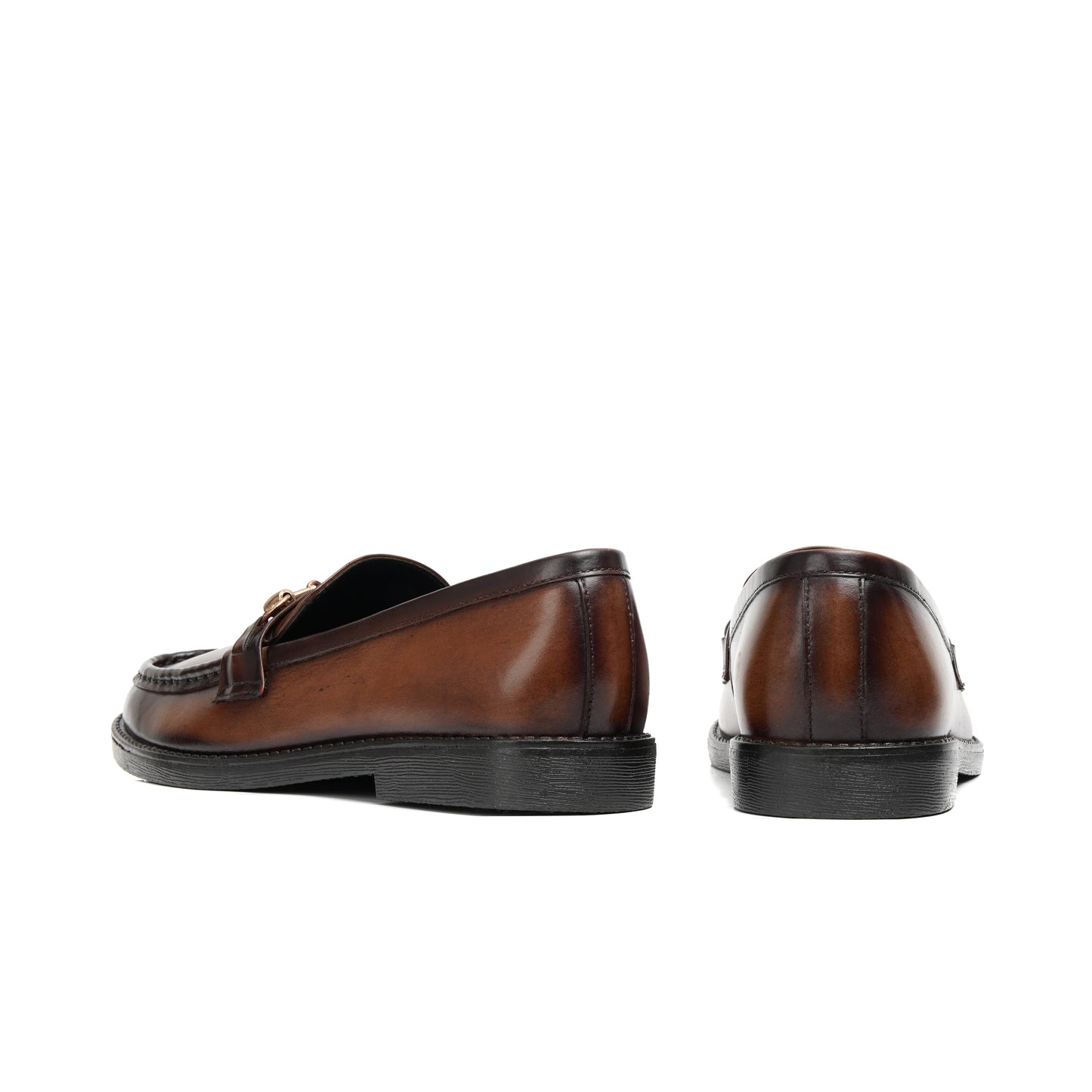 ST-08-Shaded loafers with Patina finish