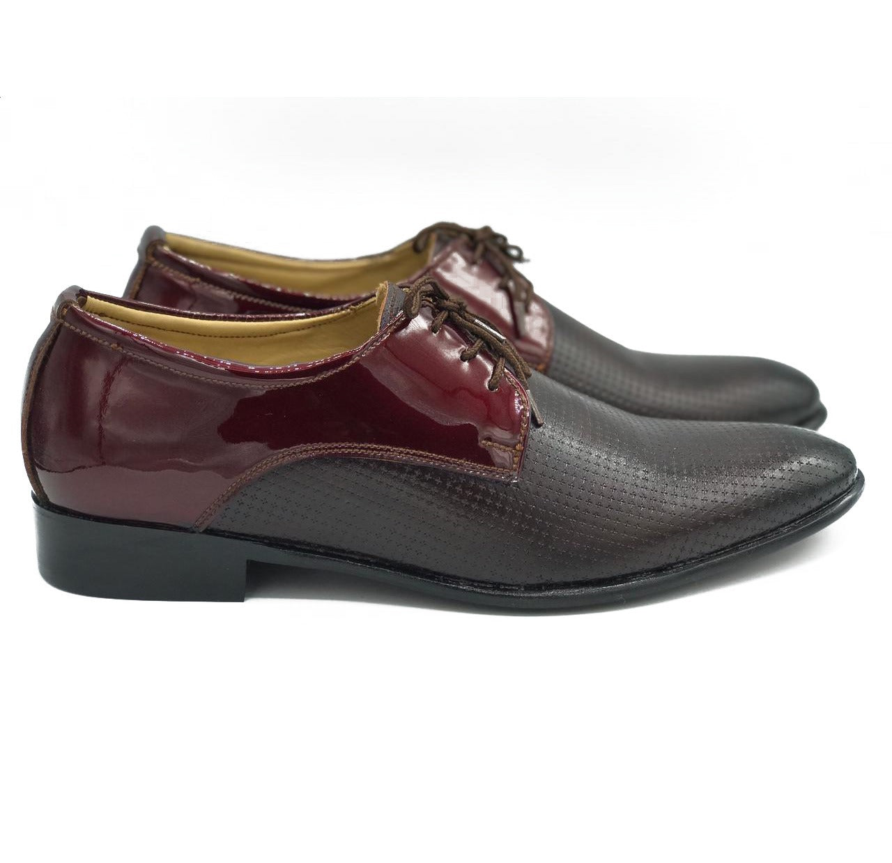 Royal Maroon Patina Oxford Two tone