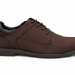 7069-Oily Brown Casual Suede Shoes with extra comfort on back