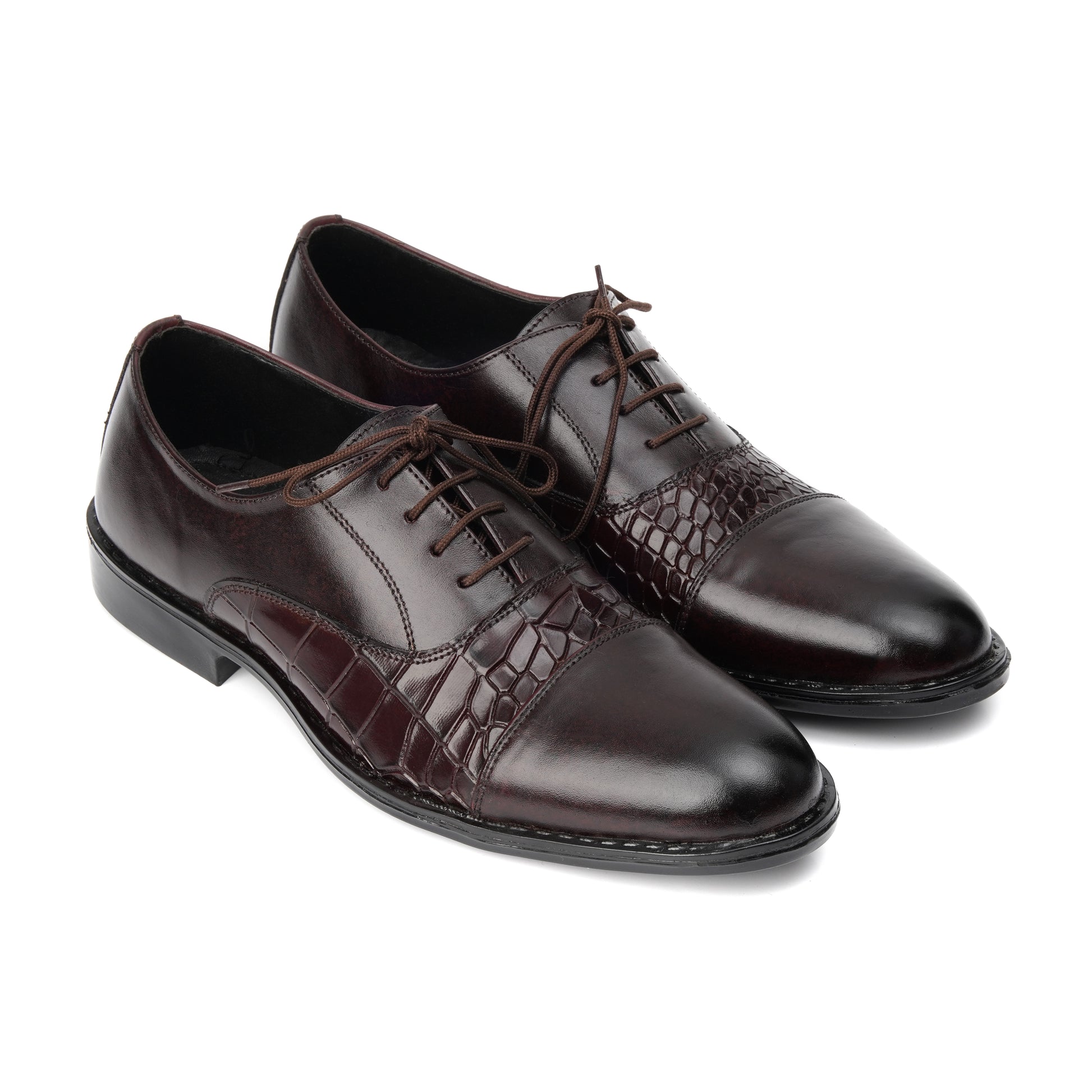 3007-Brown Oxford Soft Leather - DeVogue