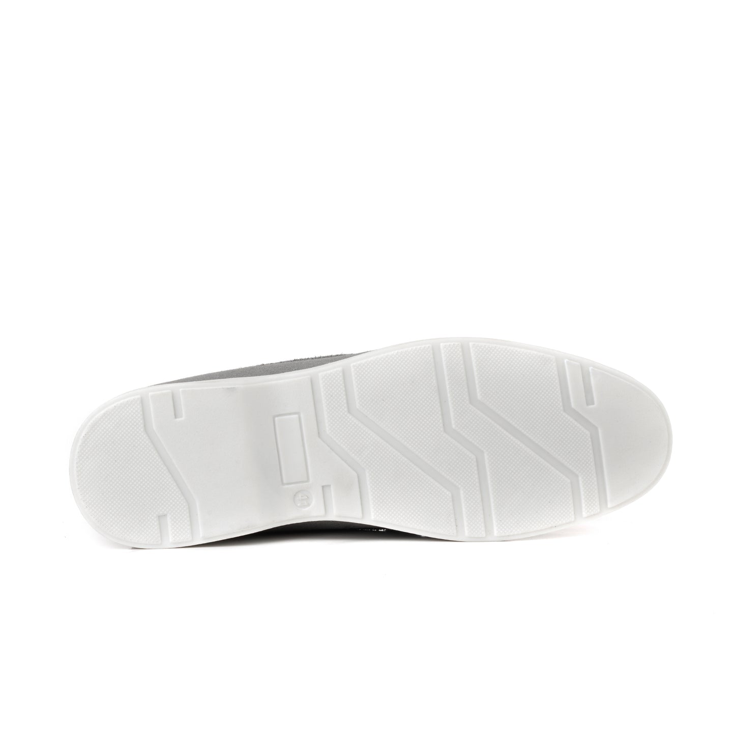 LP-01 Grey loafers with white sole - DeVogue