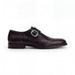 2011-S Black Snake Embossed Cow Leather Formal