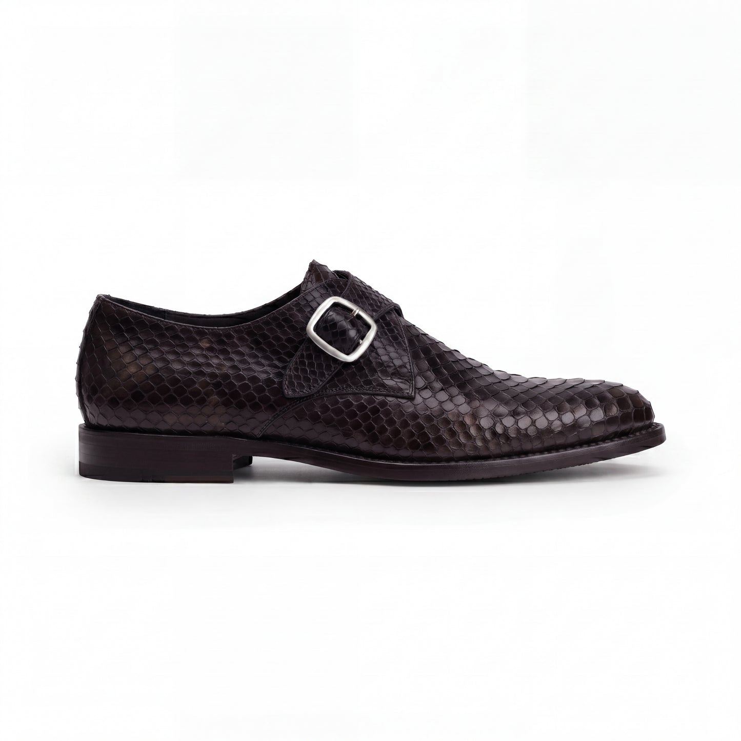 2011-S Black Snake Embossed Cow Leather Formal