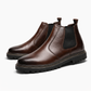 8019-Brown Mild Chelsea Boots - DeVogue