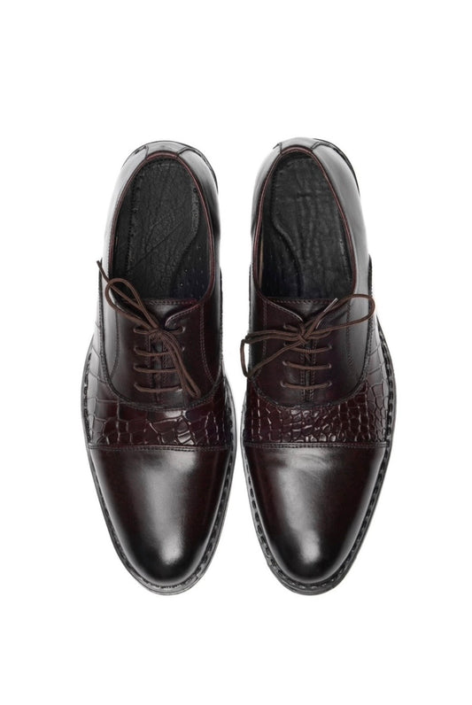 3007-Brown Oxford Soft Leather - DeVogue
