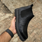8019-Black Mild Chelsea Boots