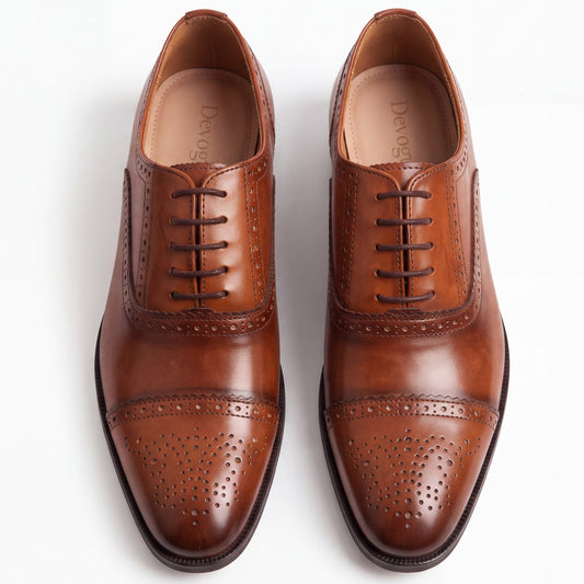 RO-1203 Royal Brown Brogue Oxford