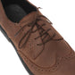 7058-Dark Oily Brown Casual Shoes - DeVogue
