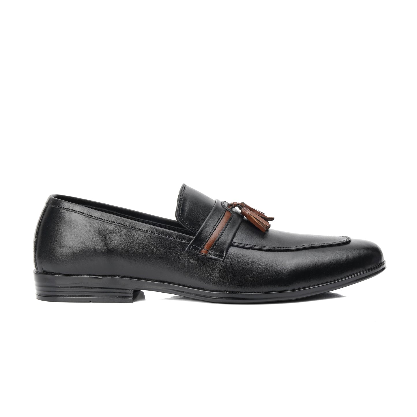 803-Black Royal Tassel loafer