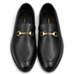 4004-Black Cow Leather Horse bit Formal Loafer Style In Rubber sole - DeVogue