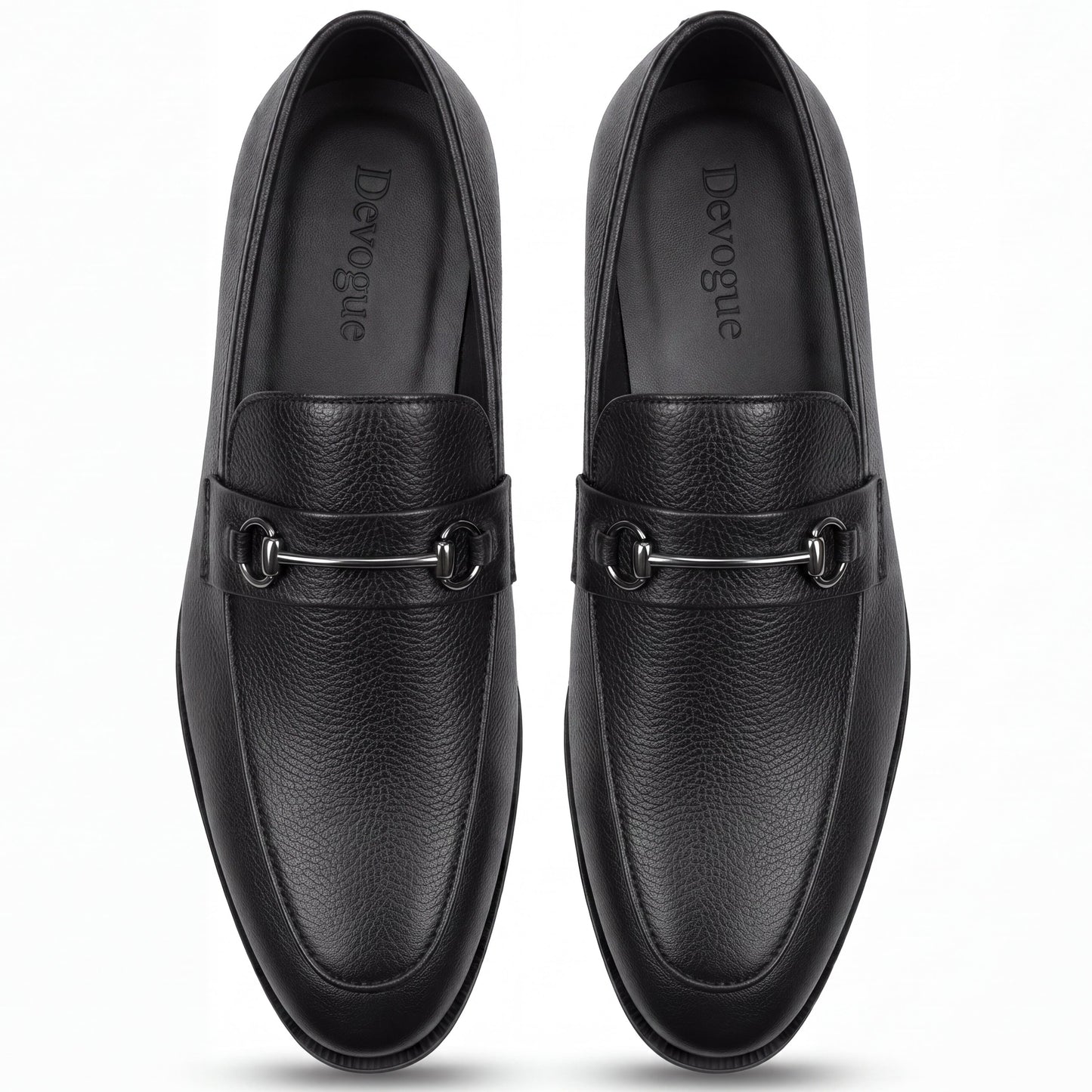 4005-Black Mild leather Rubber sole