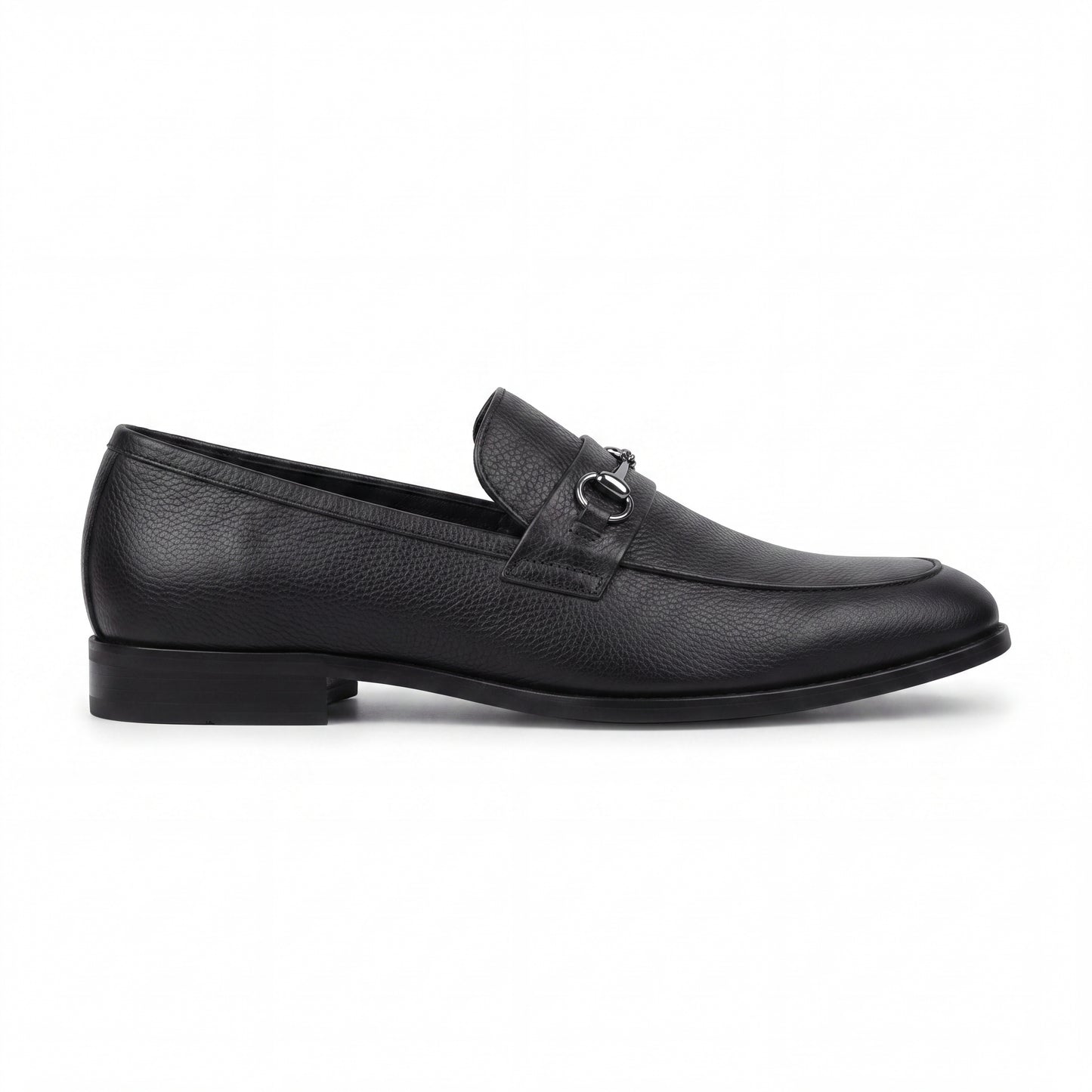 4005-Black Mild leather Rubber sole