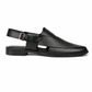 CL-03 Black Peshawari Chappal - DeVogue