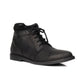 BT-03 Black Ankle Boots in Oily Cow Leather - DeVogue