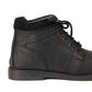 BT-03 Black Ankle Boots in Oily Cow Leather - DeVogue