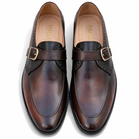 5005-Maroon Analine Premium Formal leather loafers
