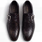 2011-S Black Snake Embossed Cow Leather Formal