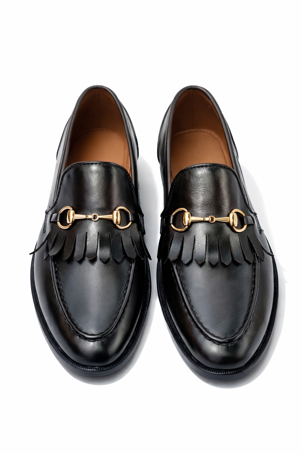 9001-Beard Cow Leather Formal Two Tone Style - DeVogue