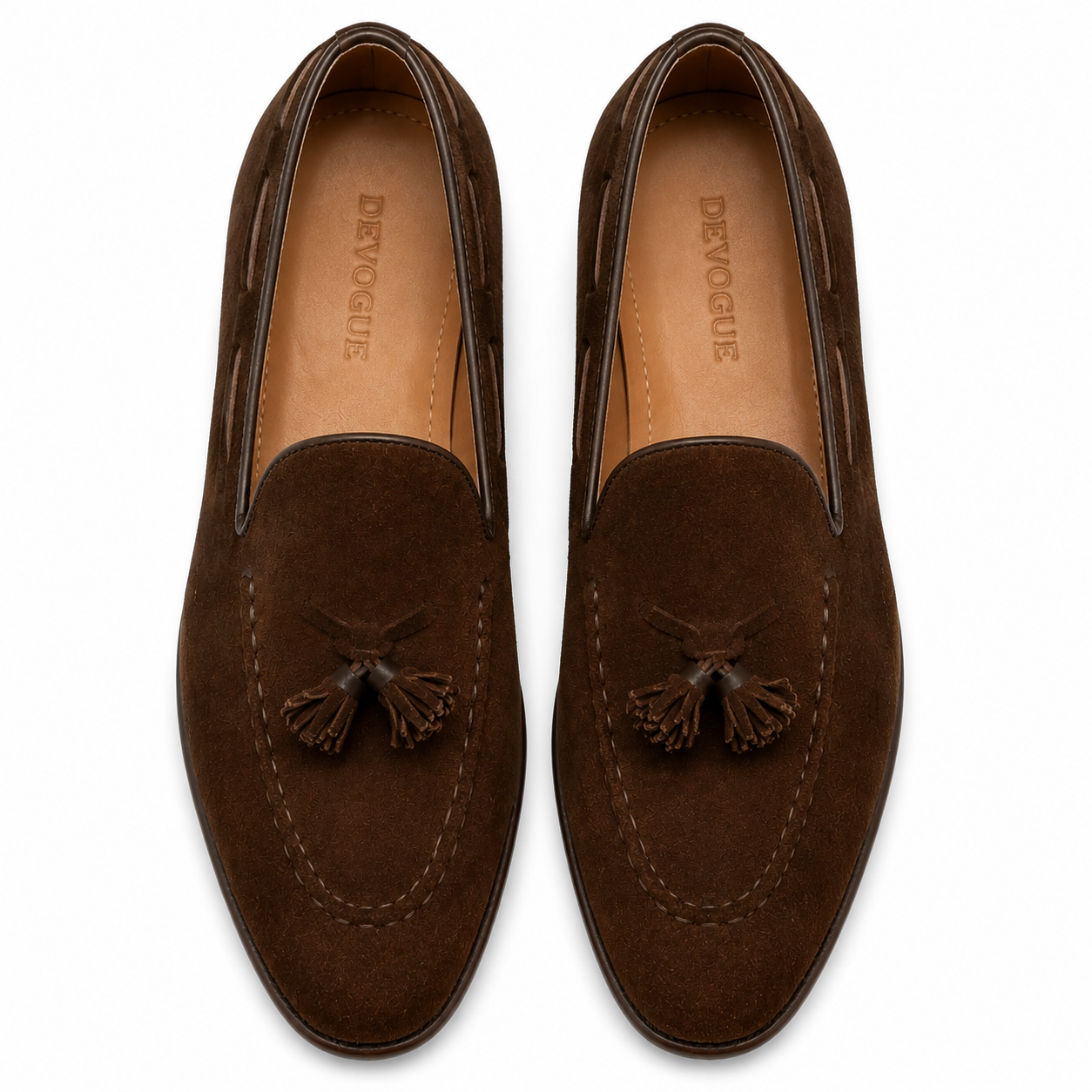 SKU: 8001-Brown Suede Shoes Formal