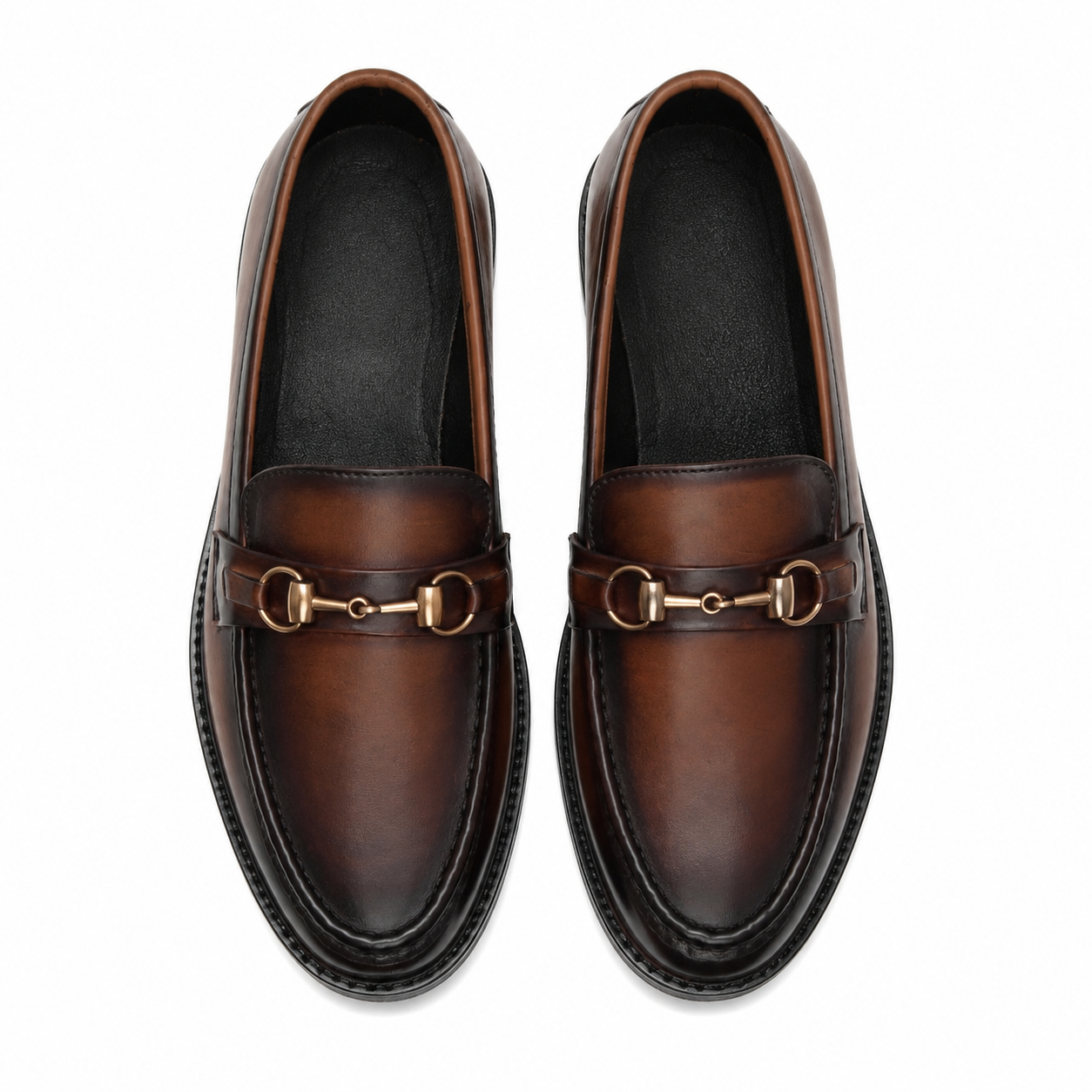 ST-08-Shaded loafers with Patina finish
