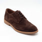 SKU: 7058 - Chocolate Brown Casual Suede Shoes