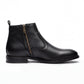 LT-02 Black Ankle Boots Cow Leather