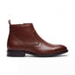LT-02 Brown Ankle Boots Cow Leather