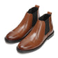 8010-Tan Cow Leather Chelsea boots