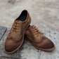 7058 - Shaded Camel Casual Suede Shoes - DeVogue
