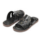 702-Black Chappal style Pure Cow Leather Shoes Trending shoes