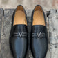 ST-3003-Black Cow Leather Formal Loafer Style