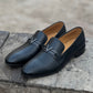 ST-3003-Black Cow Leather Formal Loafer Style
