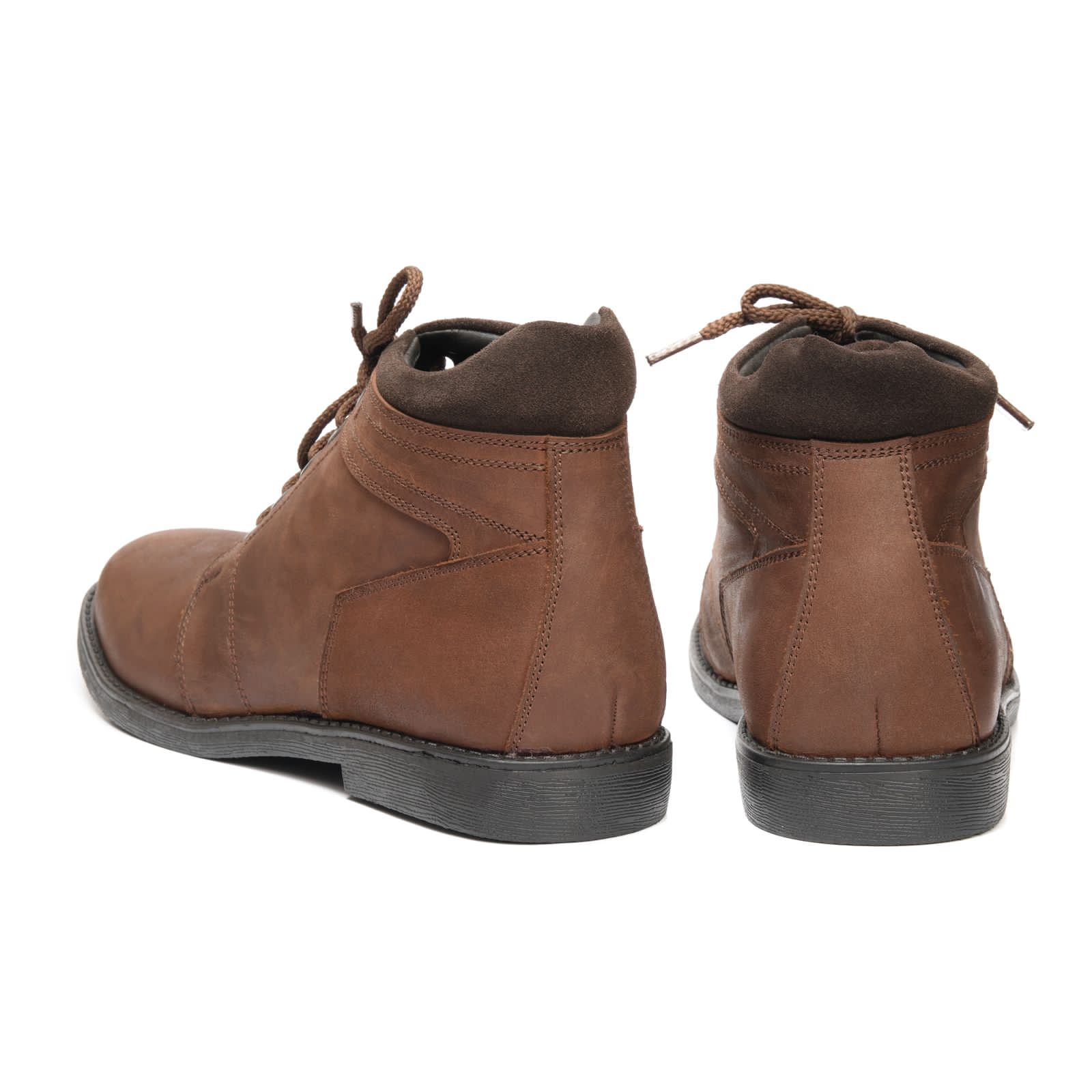Ankle Boots in Oily Cow Leather - DeVogue