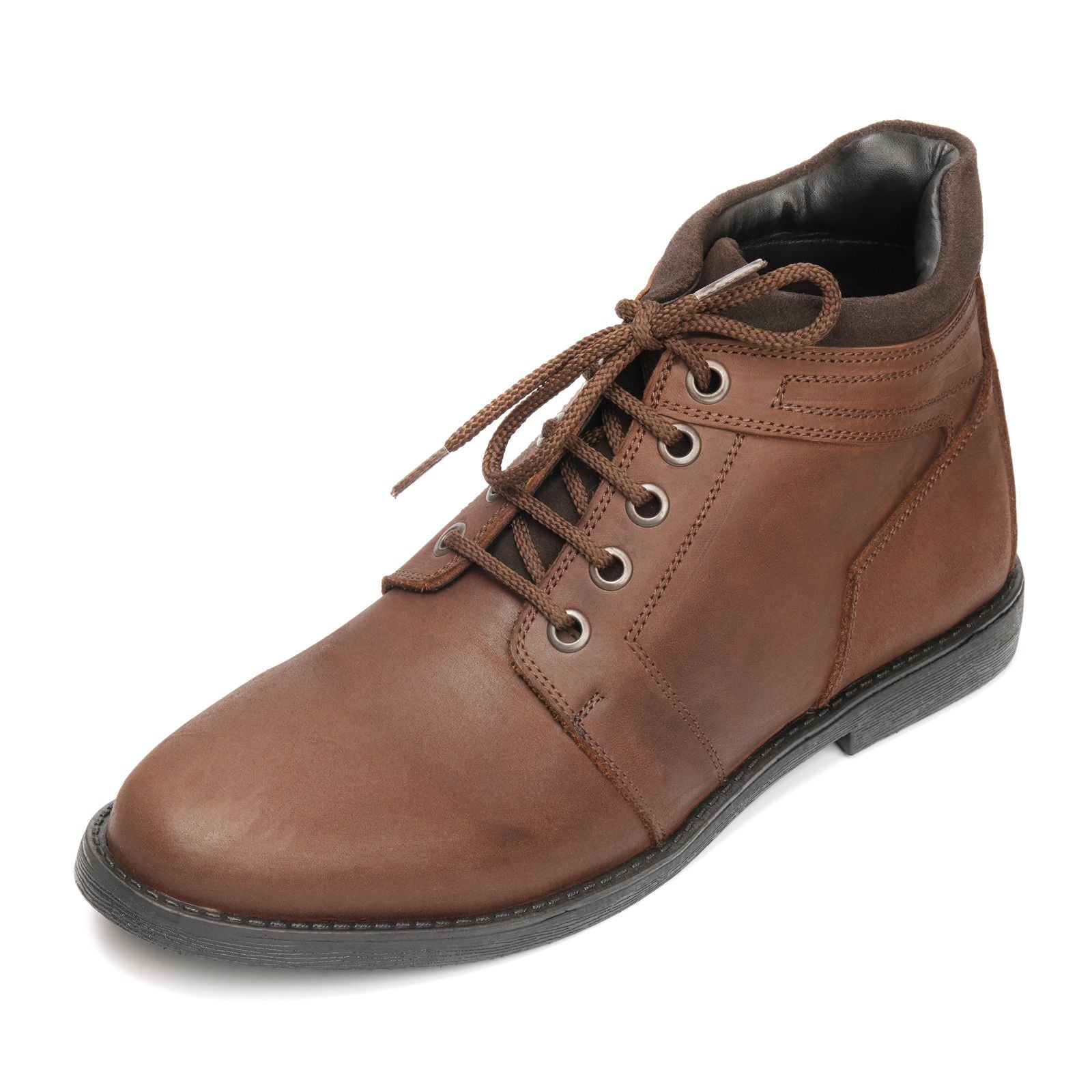 Ankle Boots in Oily Cow Leather - DeVogue