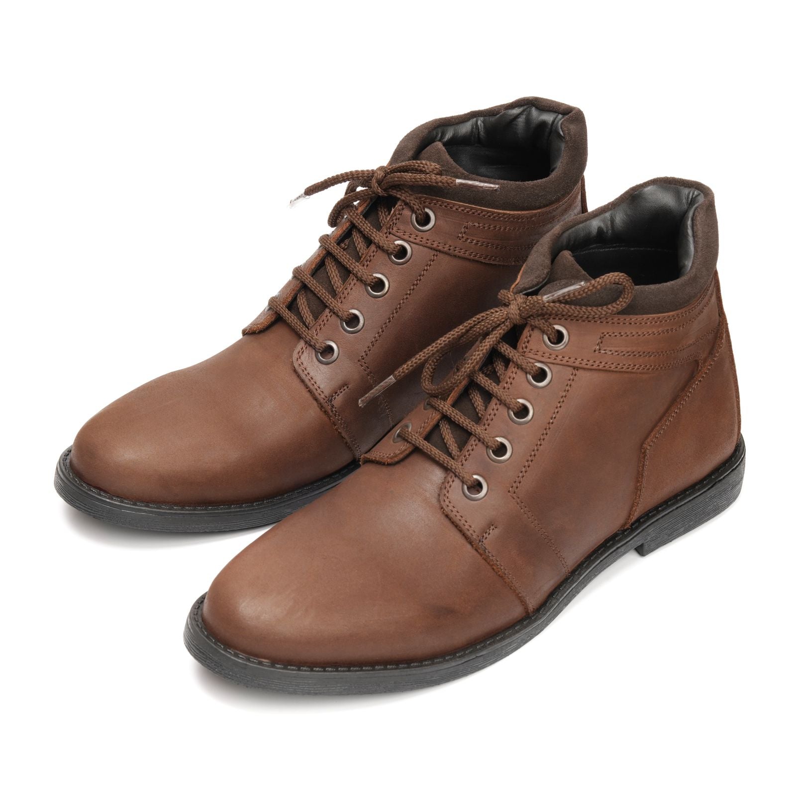 Ankle Boots in Oily Cow Leather - DeVogue