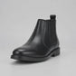SKU:8010-Black Cow Leather Chelsea boots