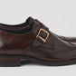 3011-Dotted Royal Premium Cow Leather Formal Double Monk Style