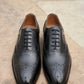 Royal Black Brogue laced shoe