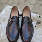 5005-Maroon Analine Premium Formal leather loafers
