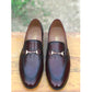 4010-Burgundy Cow Leather Formal Horse Bit Style - DeVogue