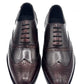 Royal Maroon Brogue laced shoe