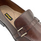 SKU:4002-Brown Cow Leather Formal Loafer Style