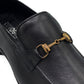 SKU:4001-Black Cow Leather Formal Loafer Style