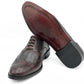 Royal Maroon Brogue laced shoe