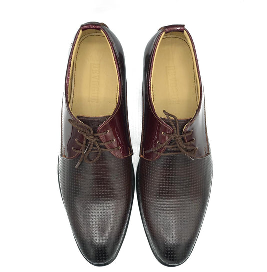 Royal Maroon Patina Oxford Two tone