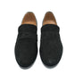 5002-Black Suede Cow Leather Formal Loafer Style