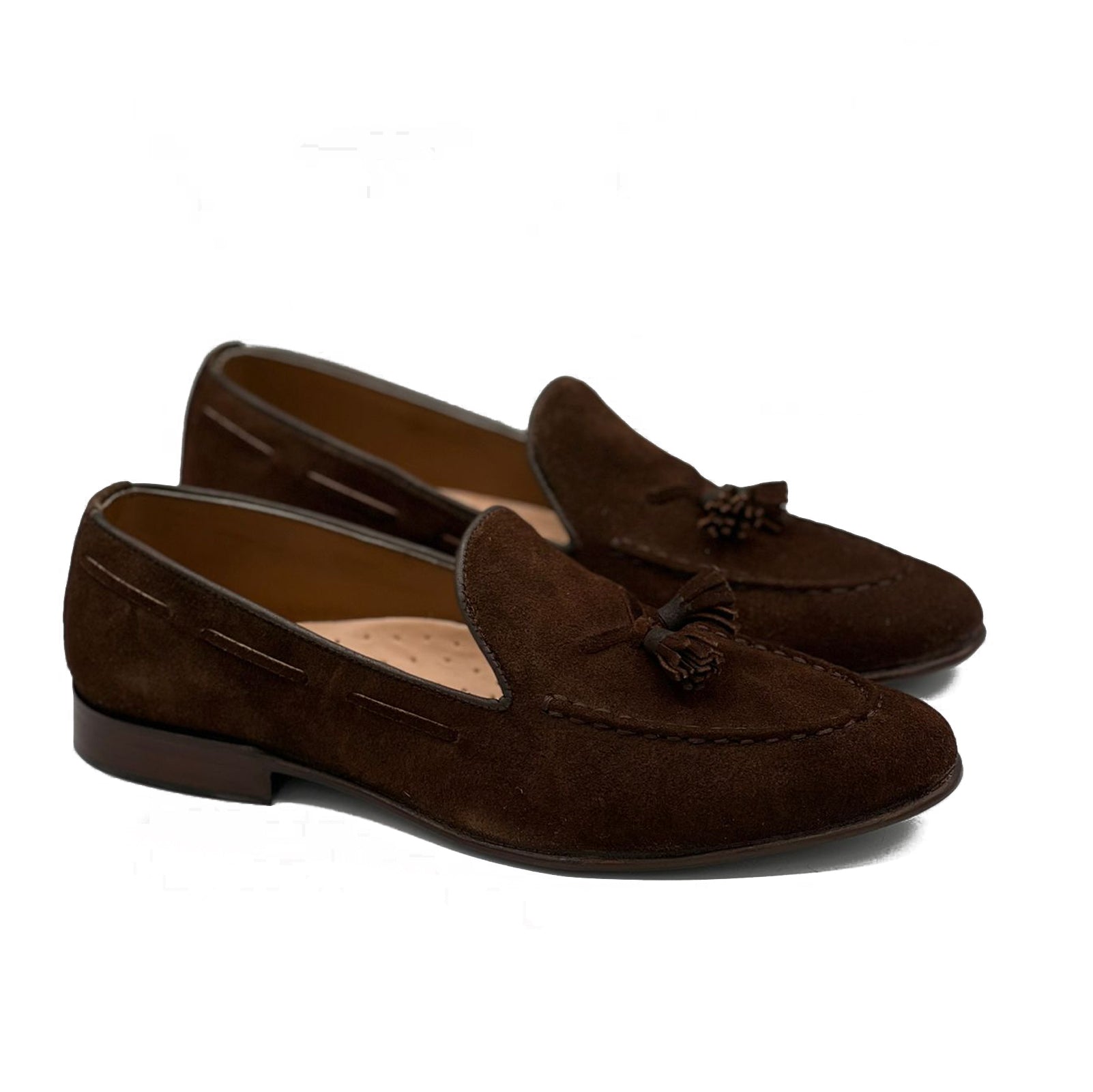 Devogue SKU: 8001-Brown Suede Shoes Formal for Men | DeVogue Pakistan