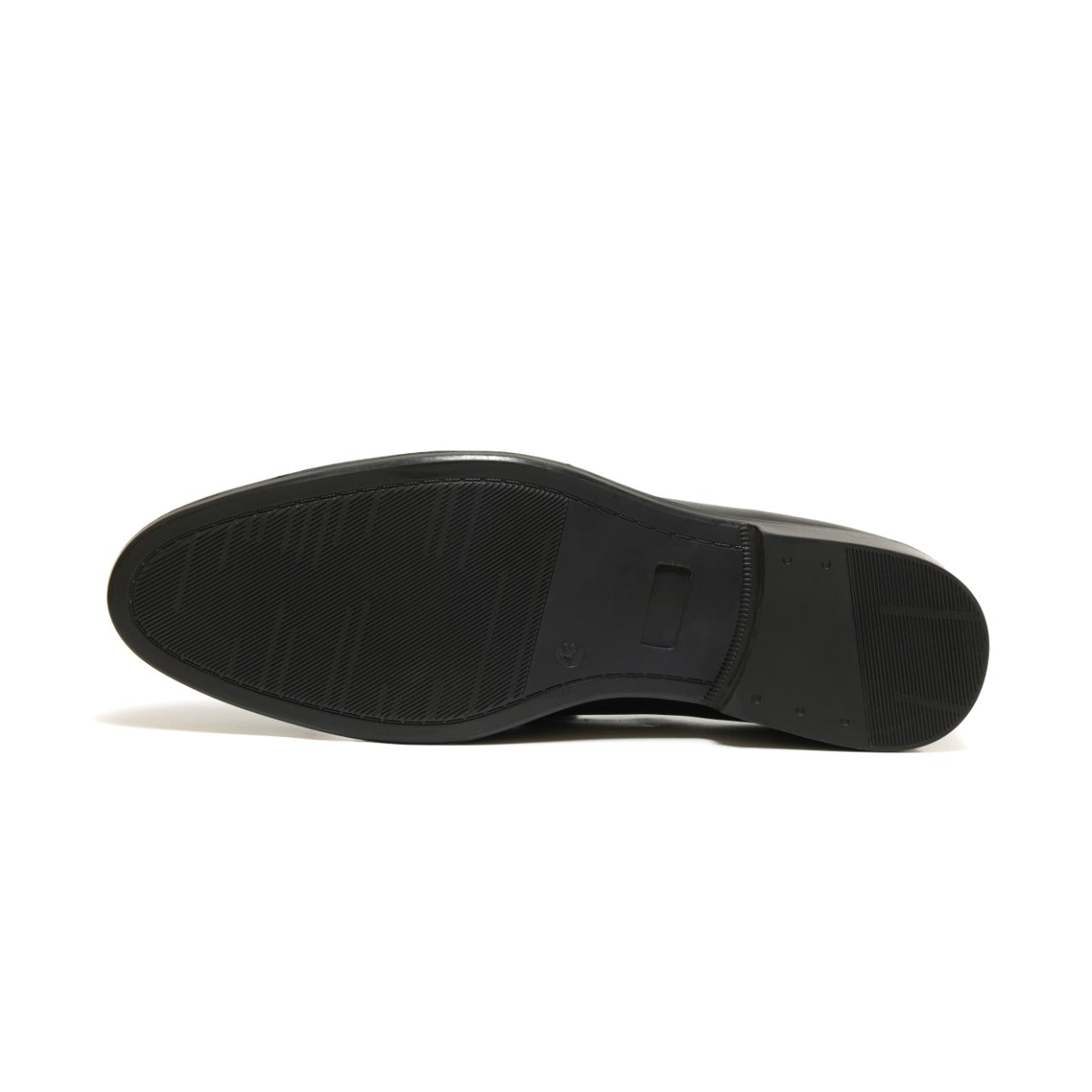 6006-Black Soft Premium Formal leather loafers